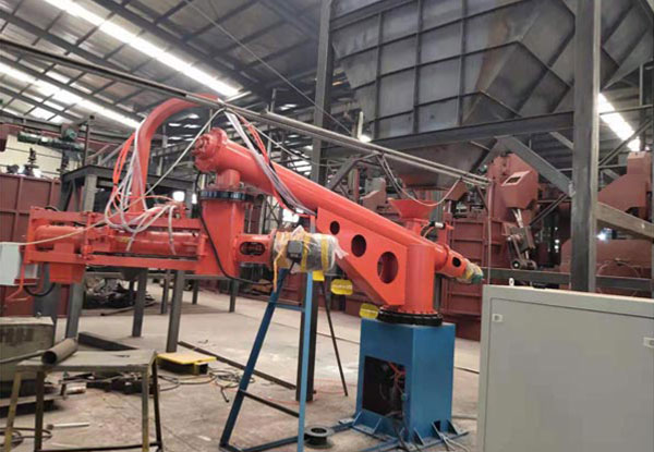 雙臂樹(shù)脂砂混砂機(jī)案例